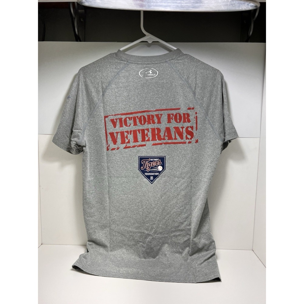3/$25 Sale!‎ Detroit Tigers Under Armor Verlander Veterans Tshirt Men's Sm - Picture 2 of 7